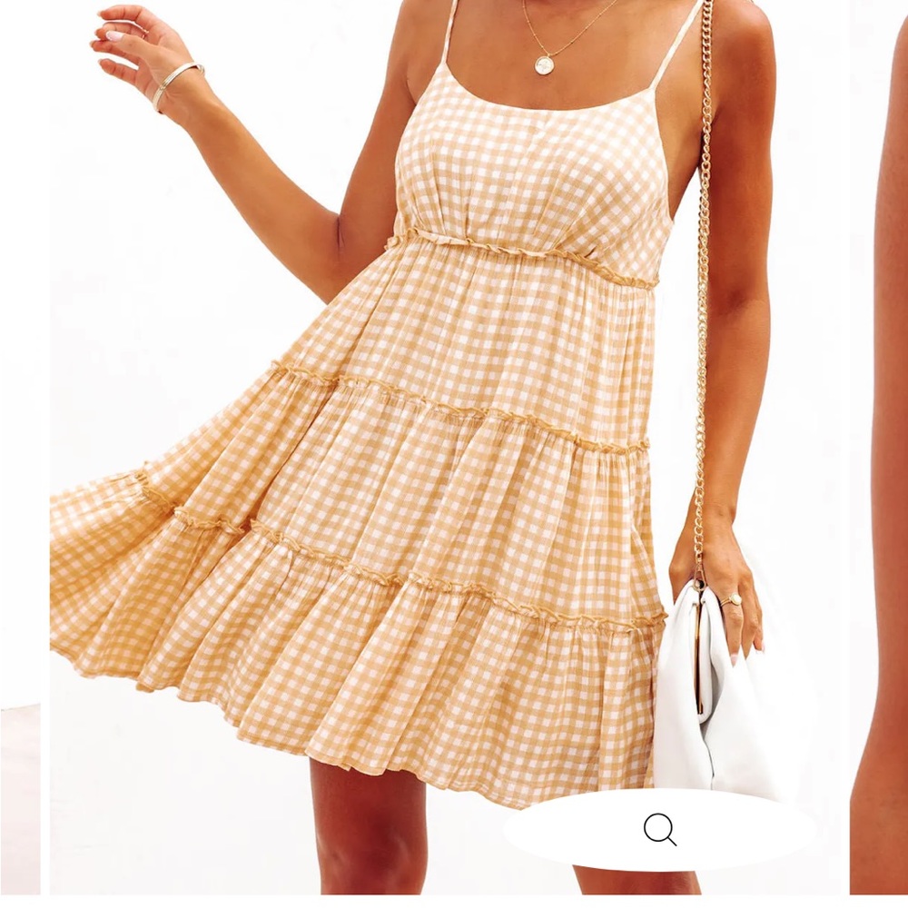 Gingham Dress - Picture 1 of 10